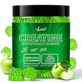 Asumtal Creatine Monohydrate Gummies Complex 8500 MG – Pre-Workout Gummies for Muscle Growth, Strength & Energy (Green Apple)