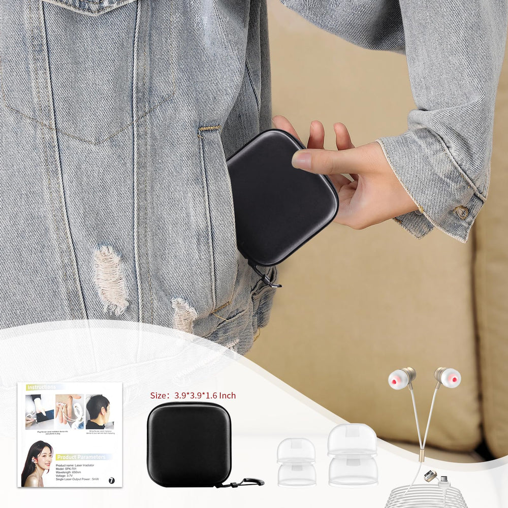 Aswaysun compact device ready for travel and home use.