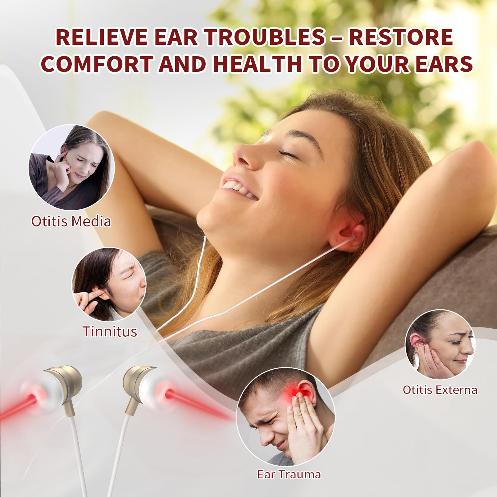 Aswaysun pocket-sized ear therapy device ideal for on-the-go use.