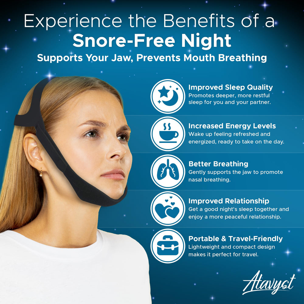 Atavyst adjustable chin strap with Velcro for a secure, customizable fit
