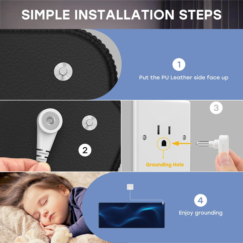 ATE Health grounding mat is easy to wipe clean after use.