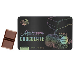 Atherionyxora functional mushroom chocolate pack shot highlighting convenient daily use