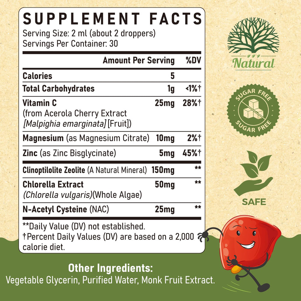 Atherionyxora Zeolite Detox for Kids can be mixed with water for easy consumption