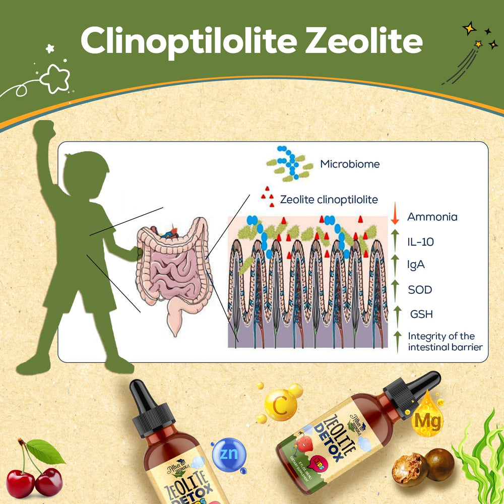 Atherionyxora Zeolite Detox for Kids monk-fruit sweetness provides pleasant taste