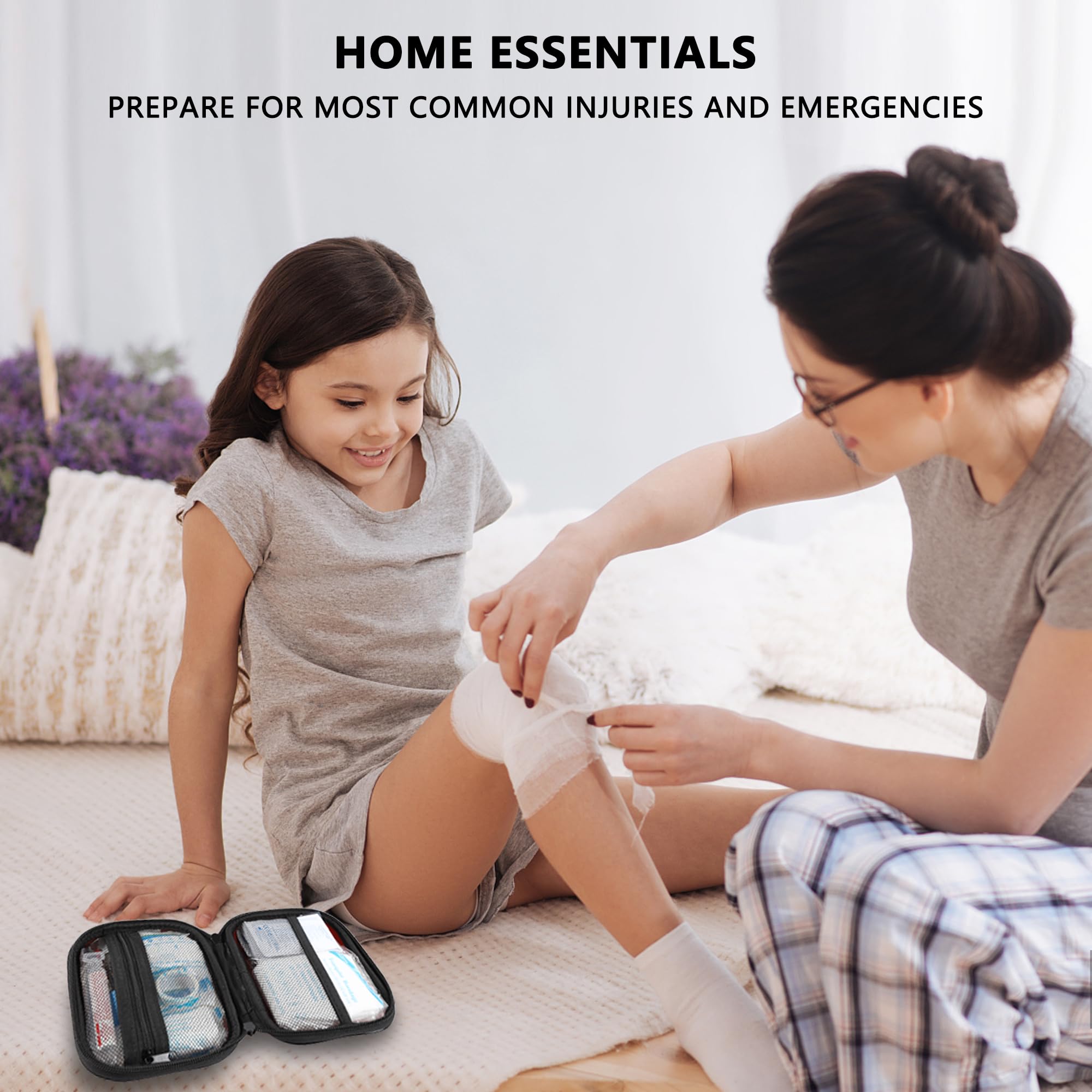Atickyaid car and travel ready kit fits easily in vehicles.
