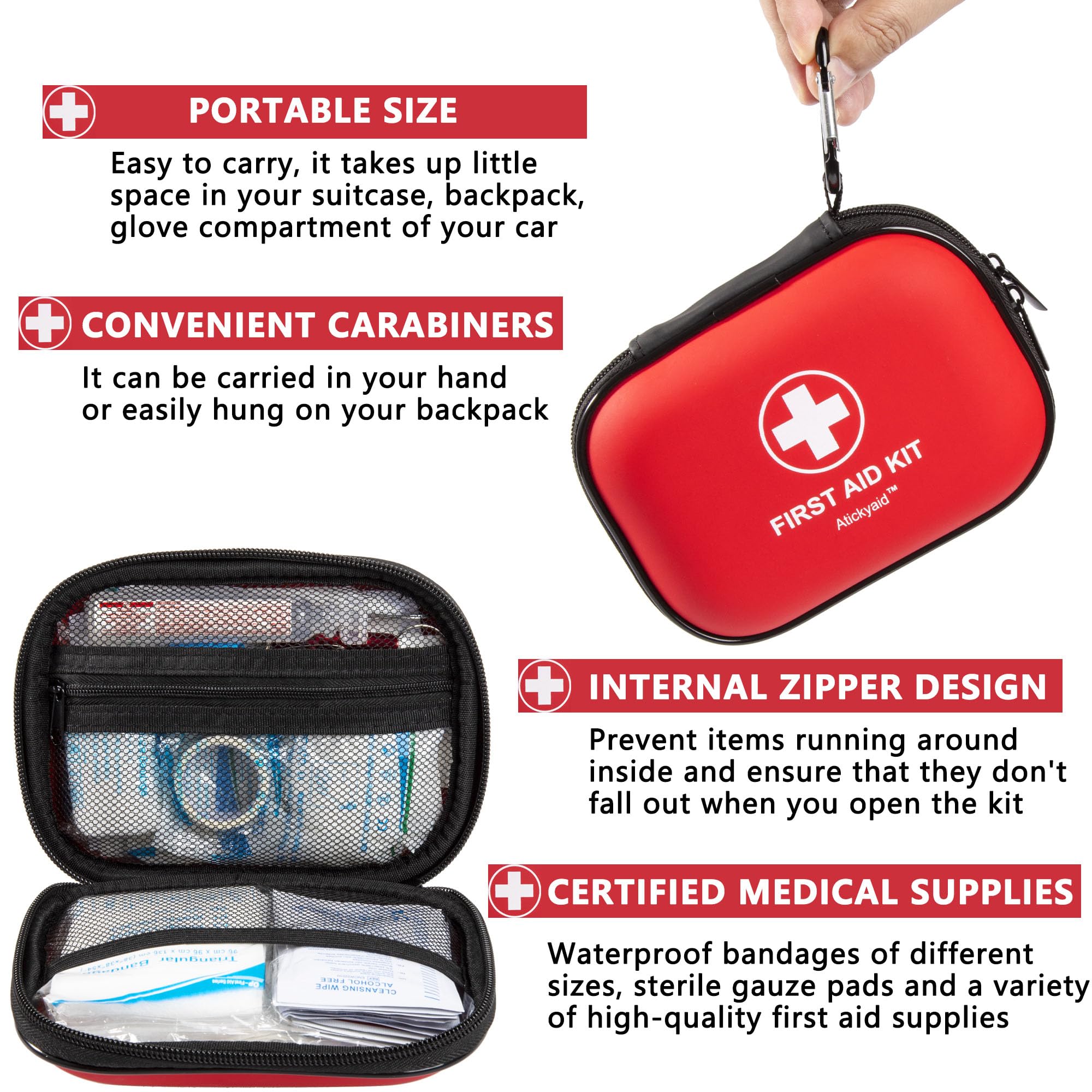 Atickyaid open compact layout shows organized compartments.