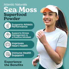 Atlantic Naturals Sea Moss Powder scoop for easy daily servings