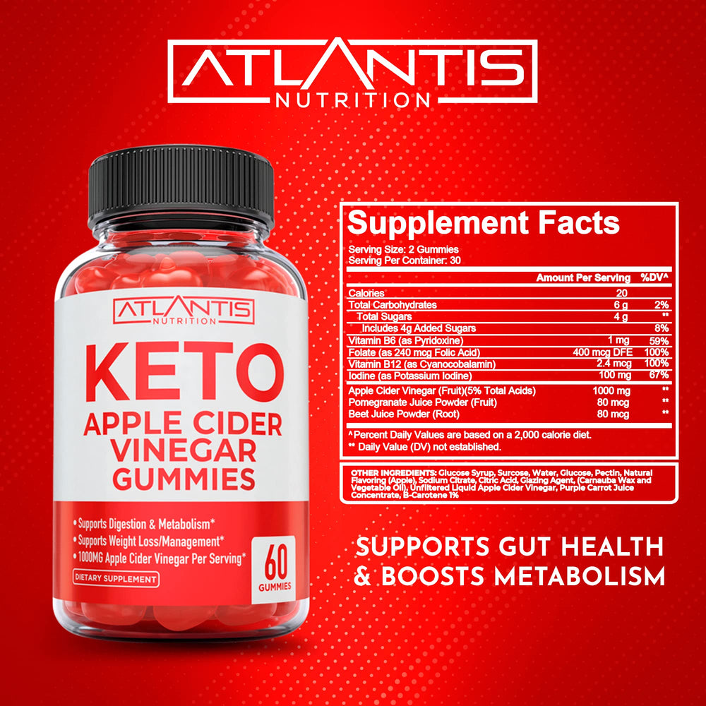 Atlantis Nutrition Keto ACV Gummies USA-made badge reinforces trust