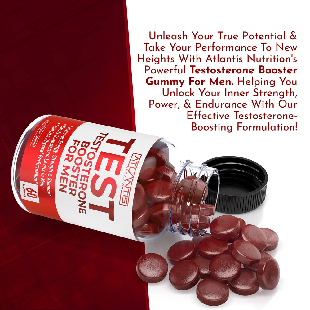 Atlantis Nutrition gummies proudly made in USA indicating quality and testing