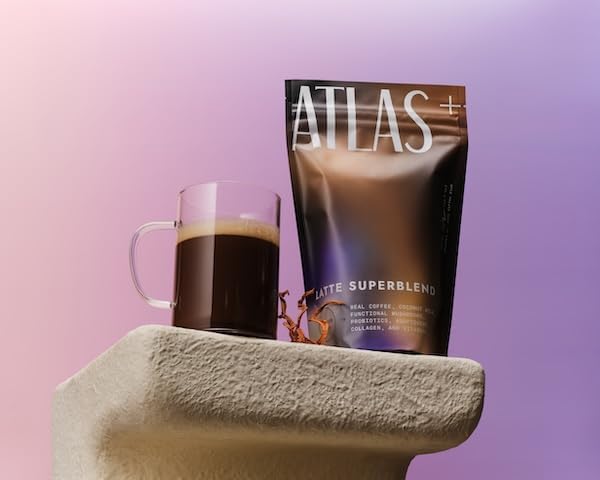 Atlas Coffee Club Latte Superblend probiotic culture promotes gut health