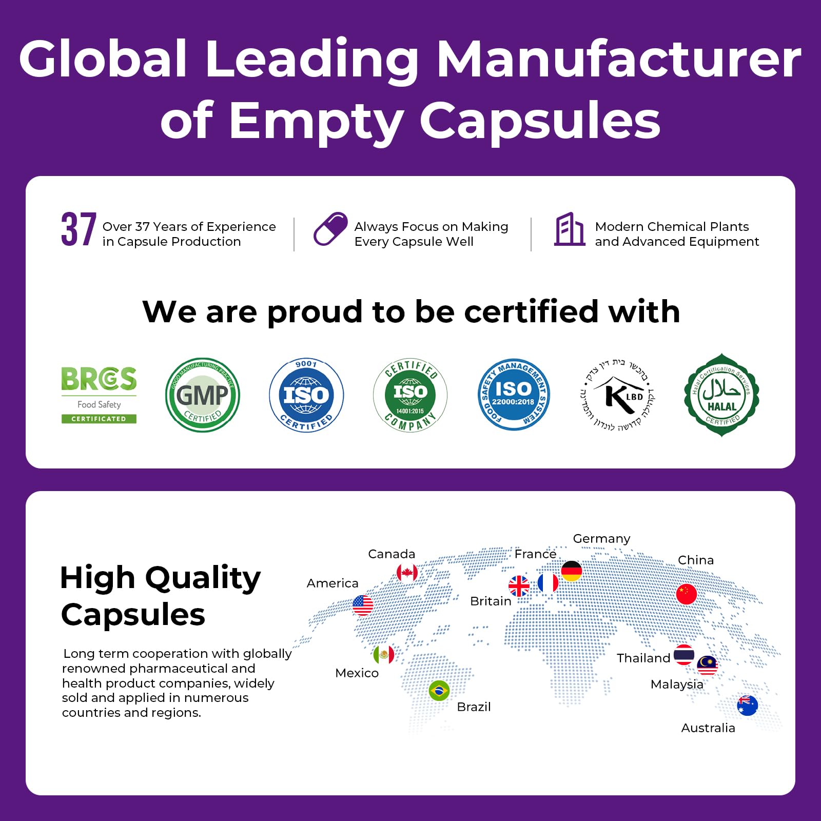 ATLEMISME odorless and tasteless capsules preserve natural flavors.