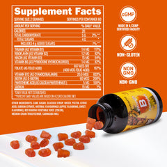 ATLEMISME Gummies serving on a spoon emphasizes convenient daily intake.