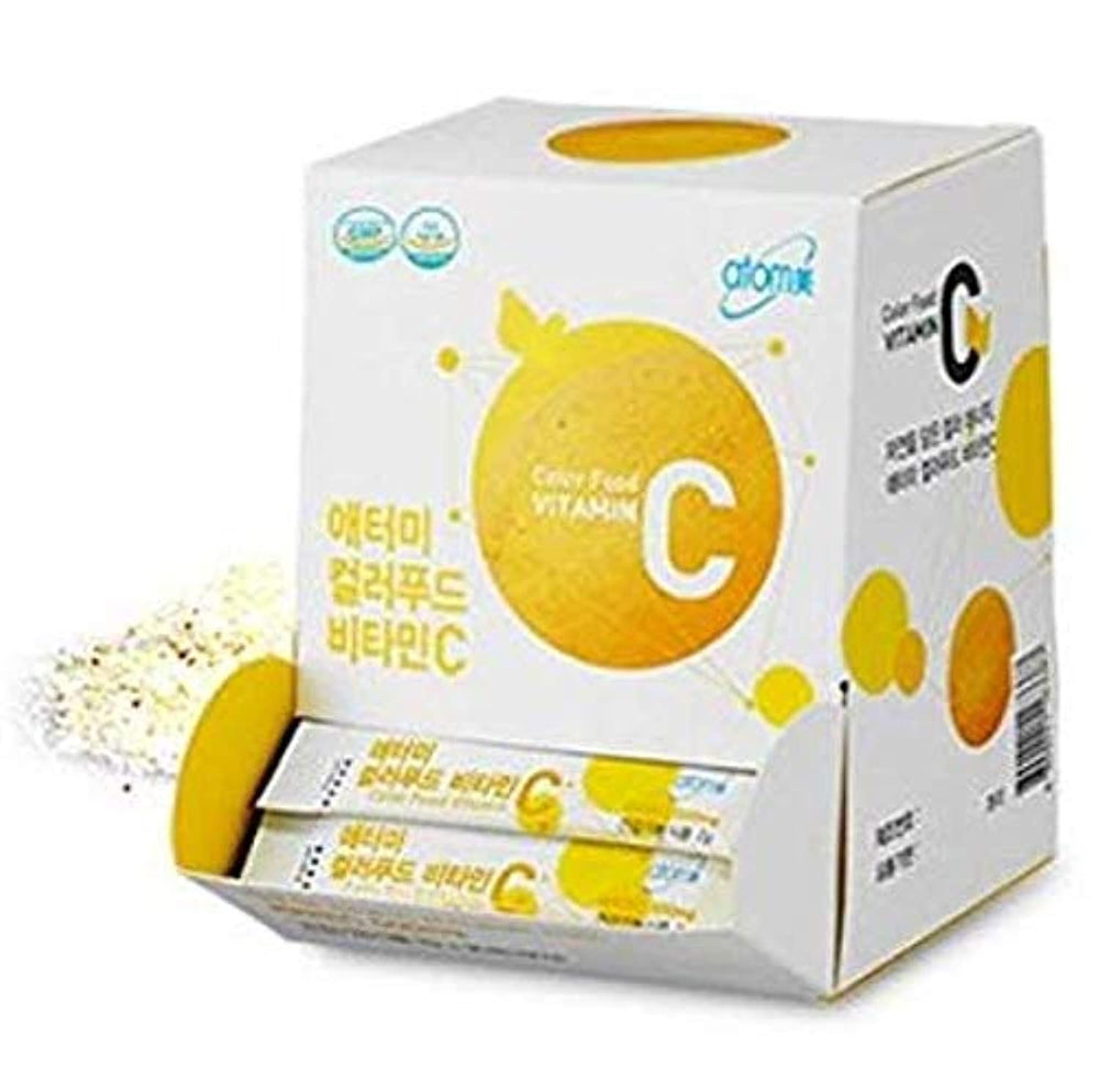 ATOMY Colorfood Vitamin C powder tub ready to mix into drinks for a colorful daily boost.