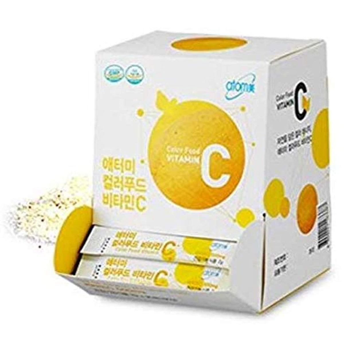 ATOMY Colorfood Vitamin C powder tub ready to mix into drinks for a colorful daily boost.
