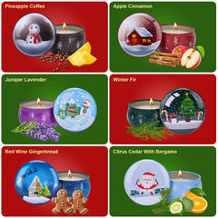 atranquikk Christmas Candles Pineapple Coffee: bright fragrance for mornings and kitchens