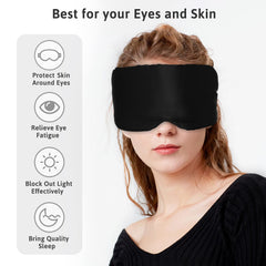 ATreebag Silk Sleep Mask triangle wing design enhances light blocking