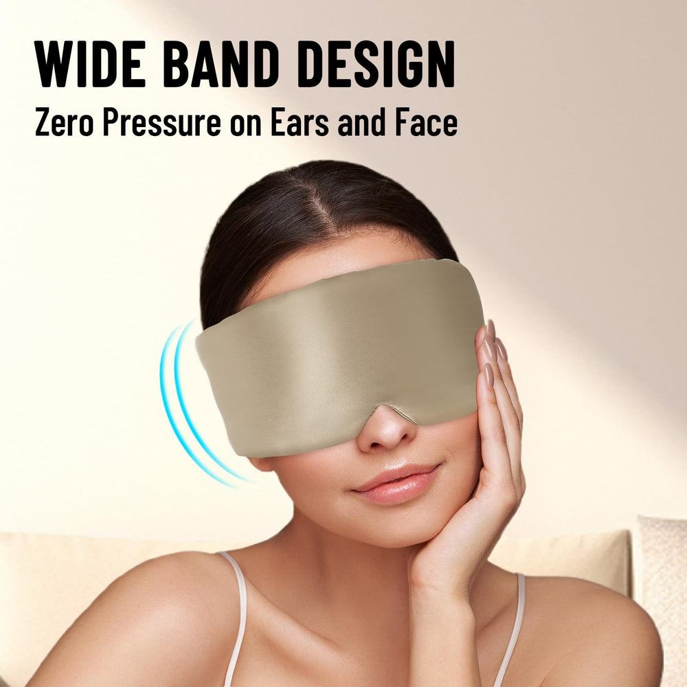 ATreebay mulberry silk sleep mask light-blocking design for daytime naps