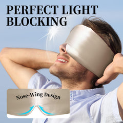 ATreebay mulberry silk sleep mask travel case for on-the-go comfort