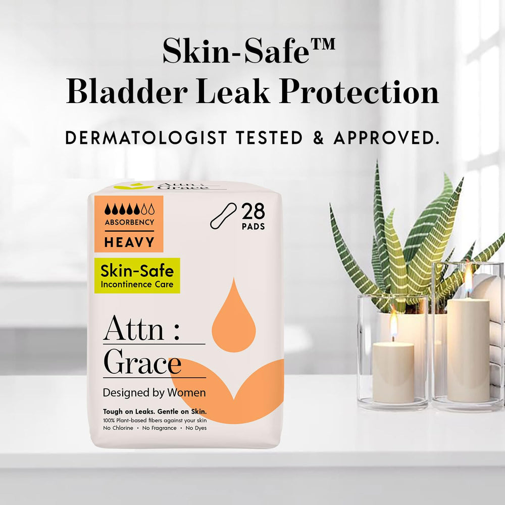 Attn: Grace absorbency demonstrates up to 435 ml capacity for heavy leakage events