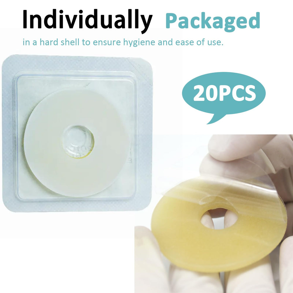 Atwlux skin-friendly ostomy rings protecting sensitive skin around stoma