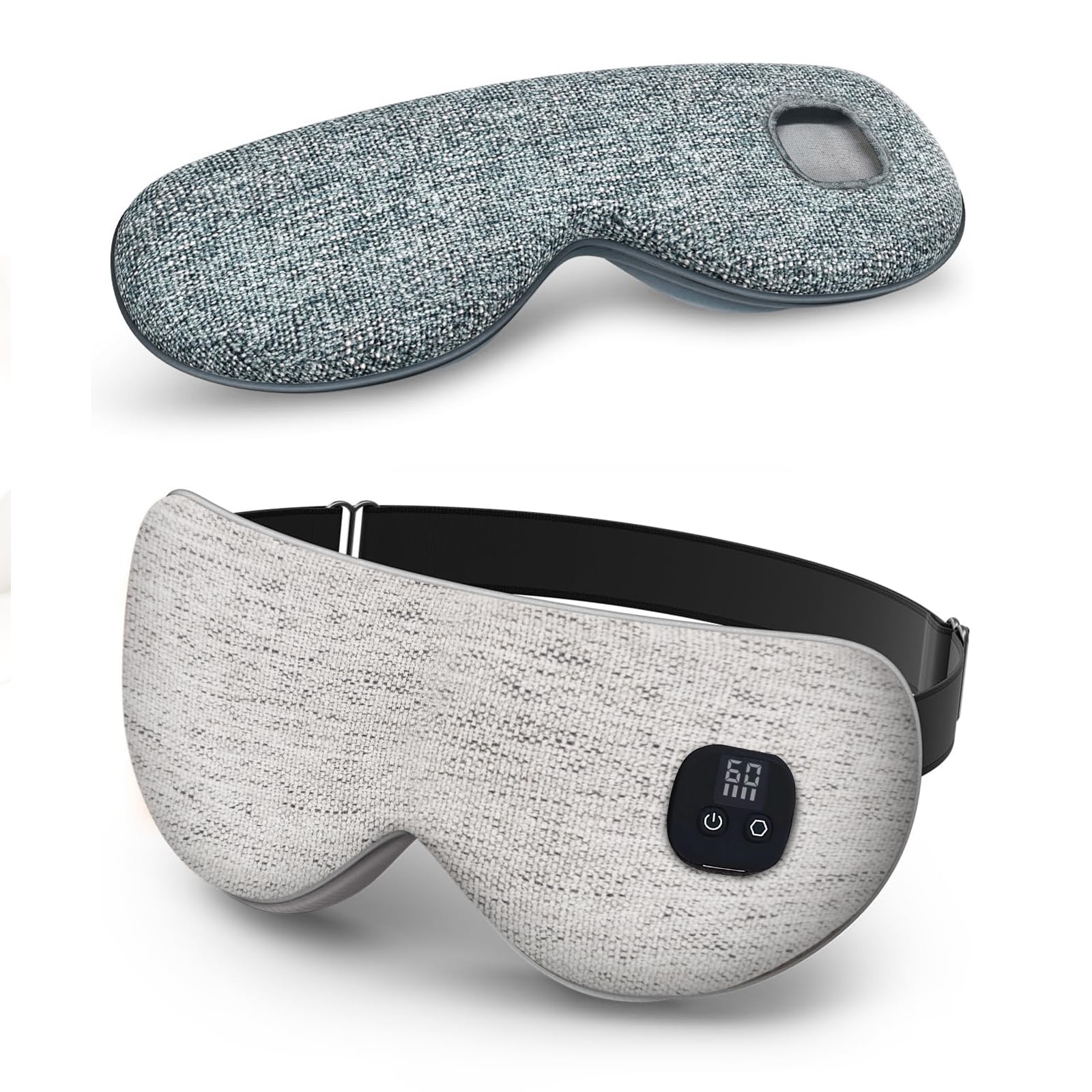Auccipal heated eye mask delivering soothing warmth for tired eyes