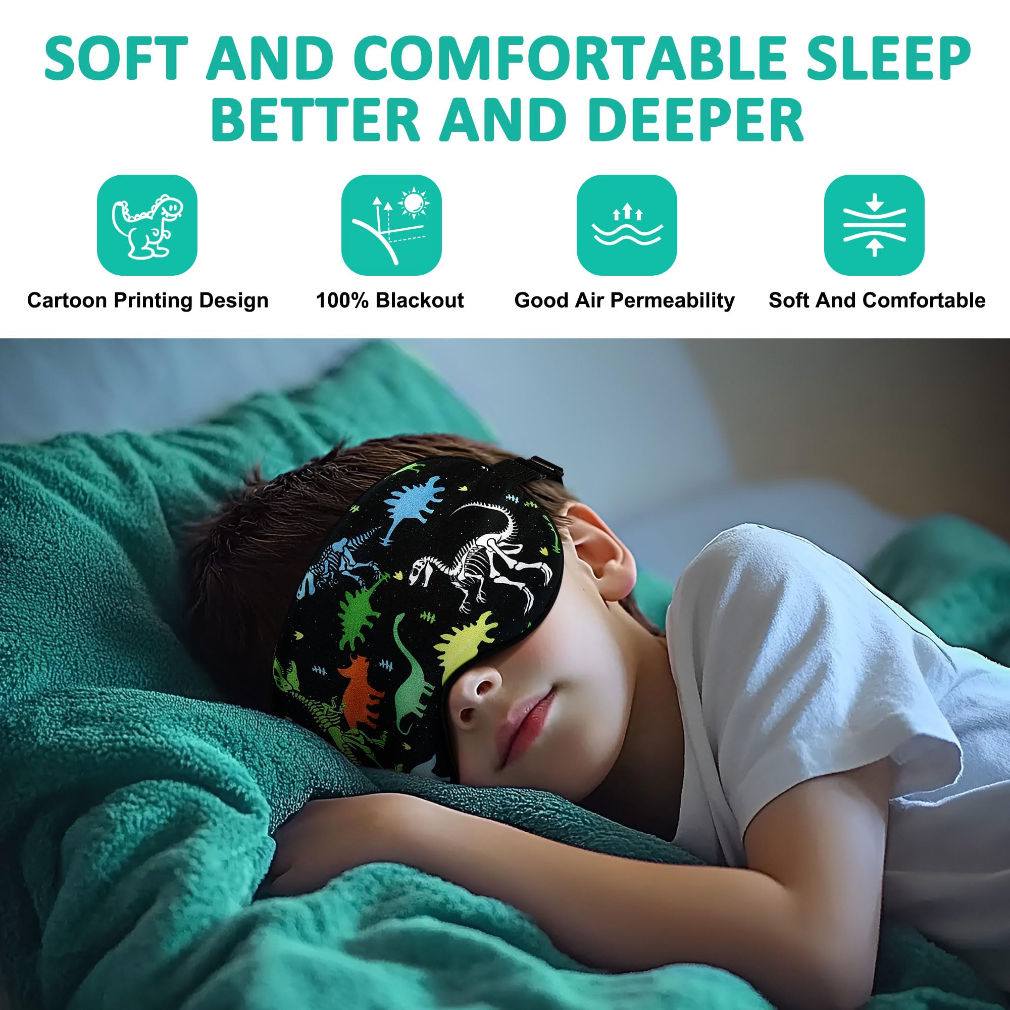 AUDFA mascarilla para viajar y dormir mejor durante desplazamientos