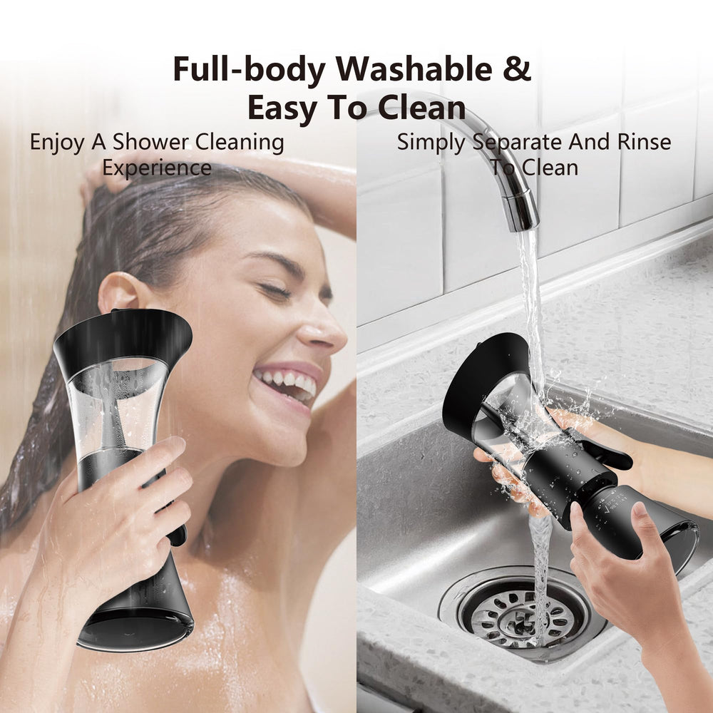 Using the Auectfy kit in a home bathroom for ear care.
