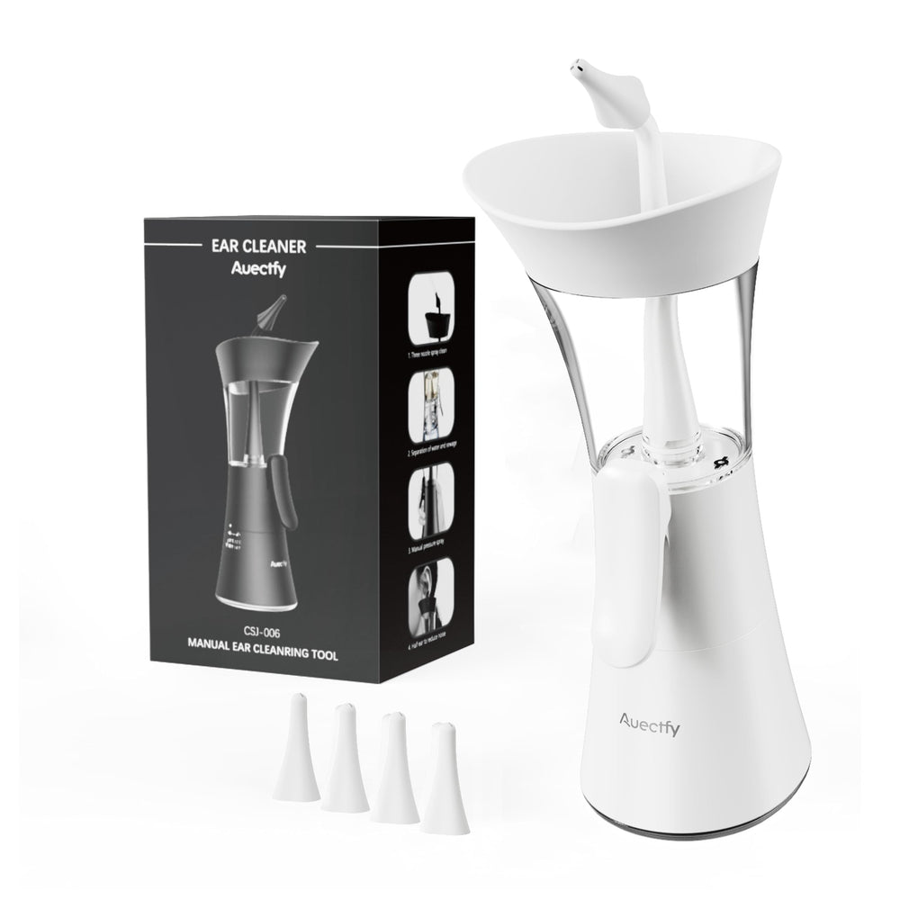 Auectfy manual ear wax removal kit with one-hand control for precise at-home cleaning