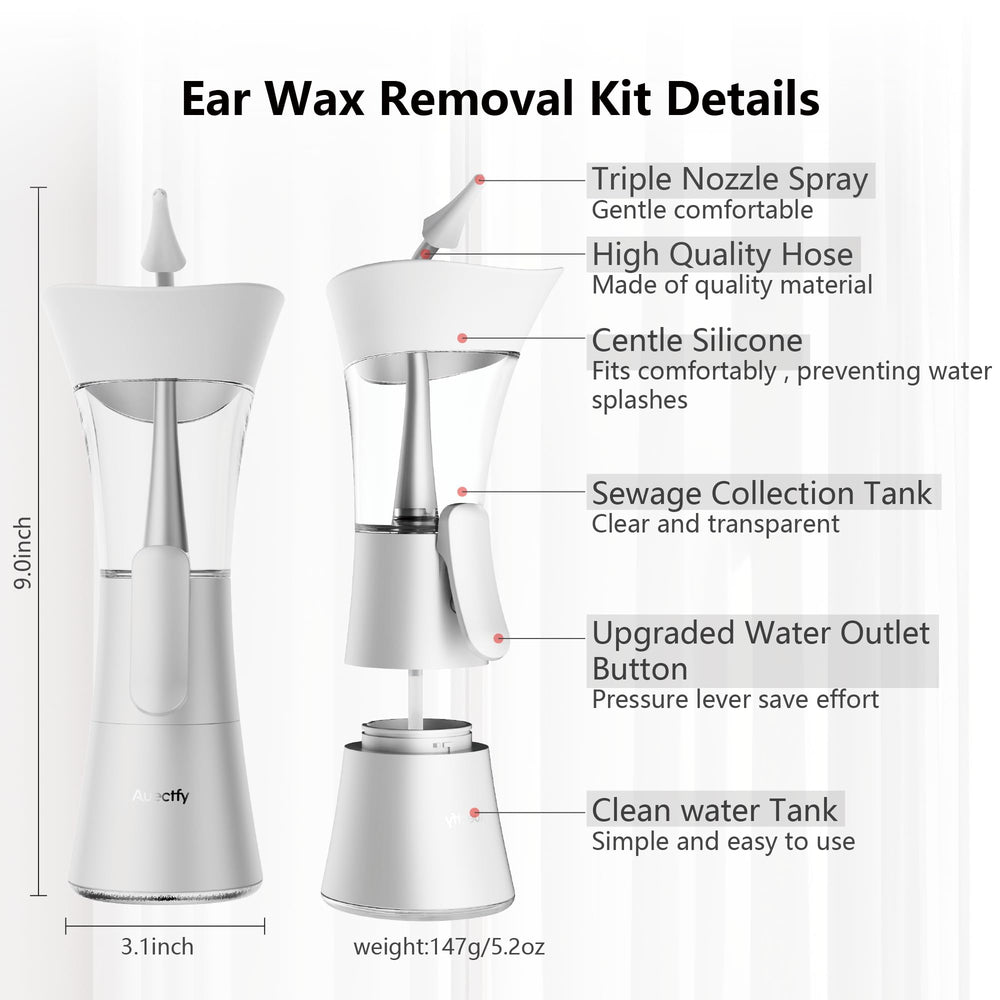 Auectfy replacement nozzles set for extended at-home use