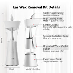 Auectfy replacement nozzles set for extended at-home use