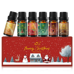 Auelife Christmas Essential Oil Set in premium packaging, ideal for gifting during the holidays.