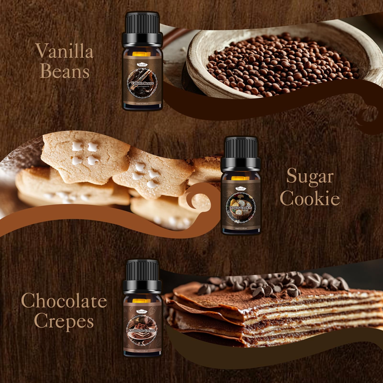 Auelife Cinnamon Rolls bakery oil energizes mornings with spice