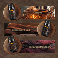 Auelife Leather oil bottle ready for diffusers and candles.