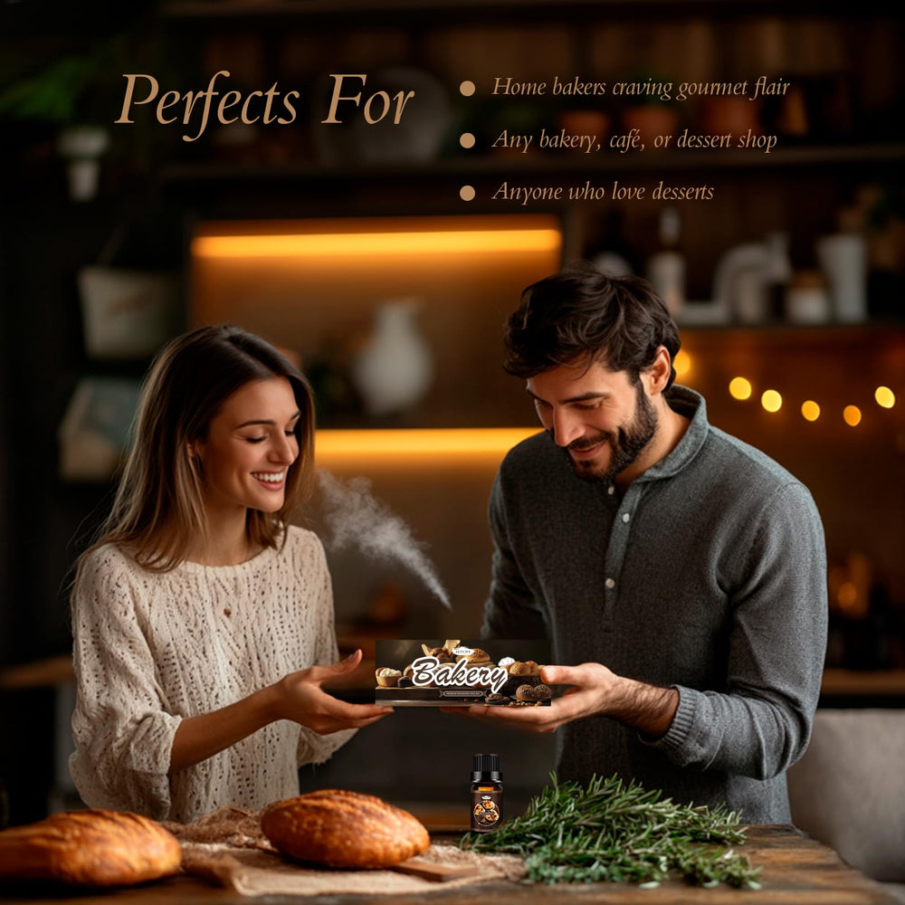 Auelife Packaging image shows gift-ready bakery oil set