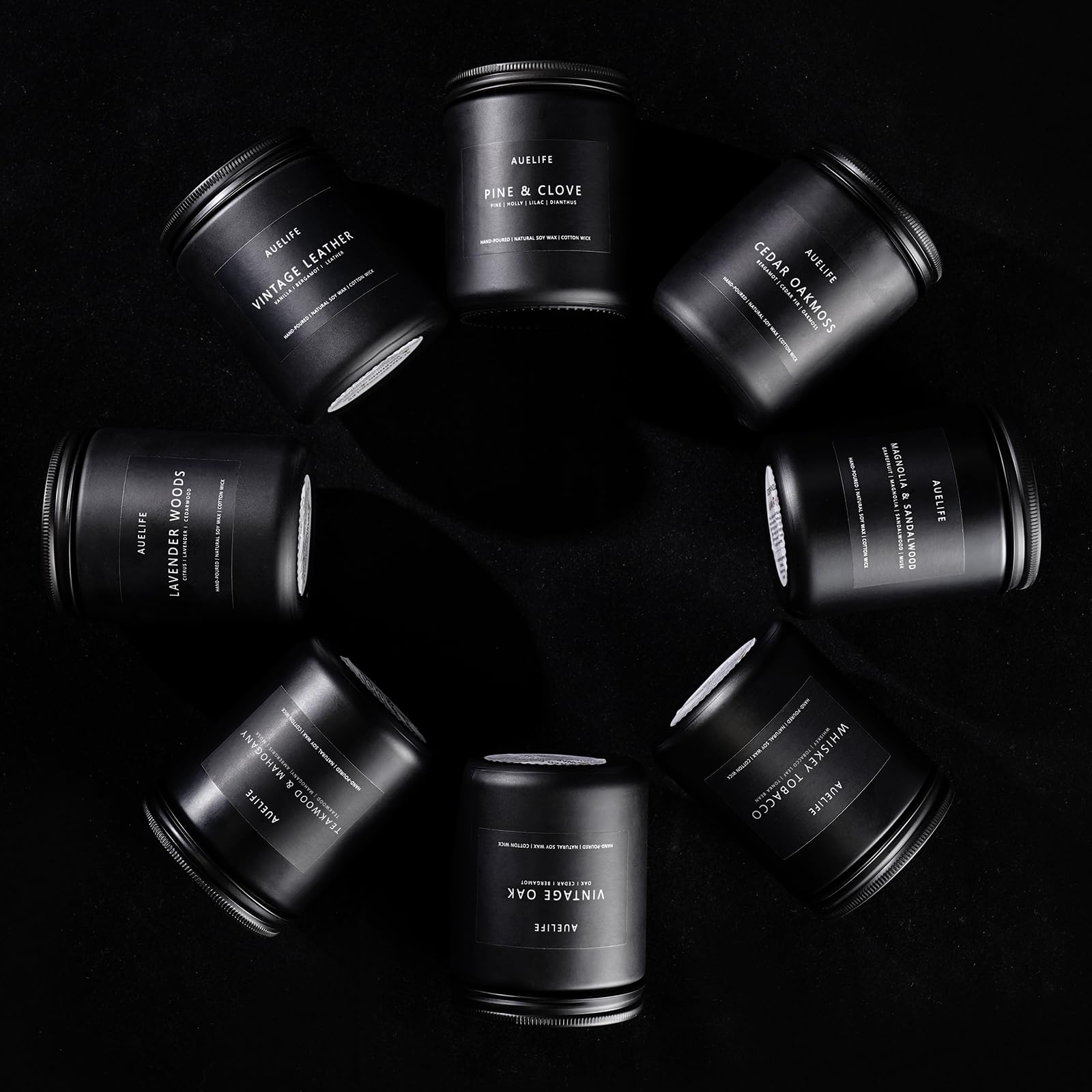 Auelife relaxing-space candle aids in creating a peaceful home environment.