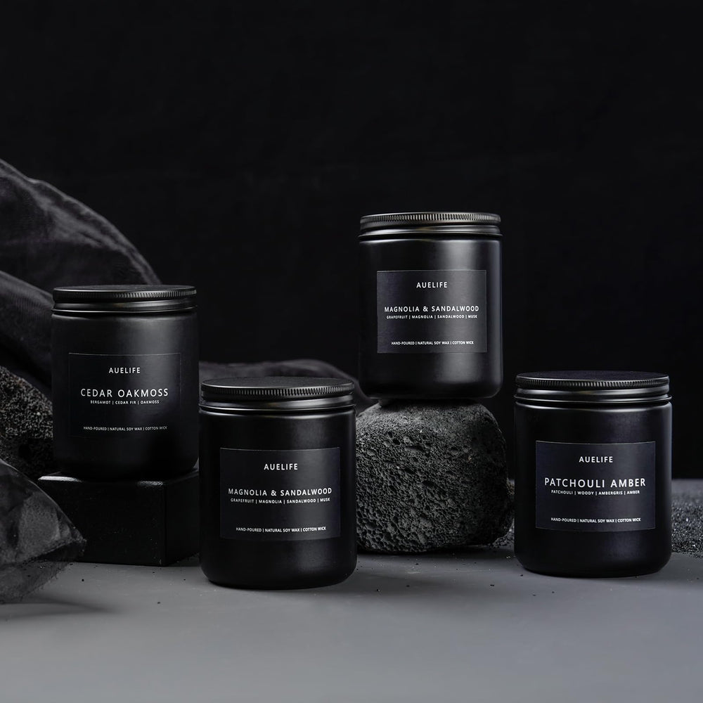 Auelife candle burn closeup captures clean, even melt for safe routines.