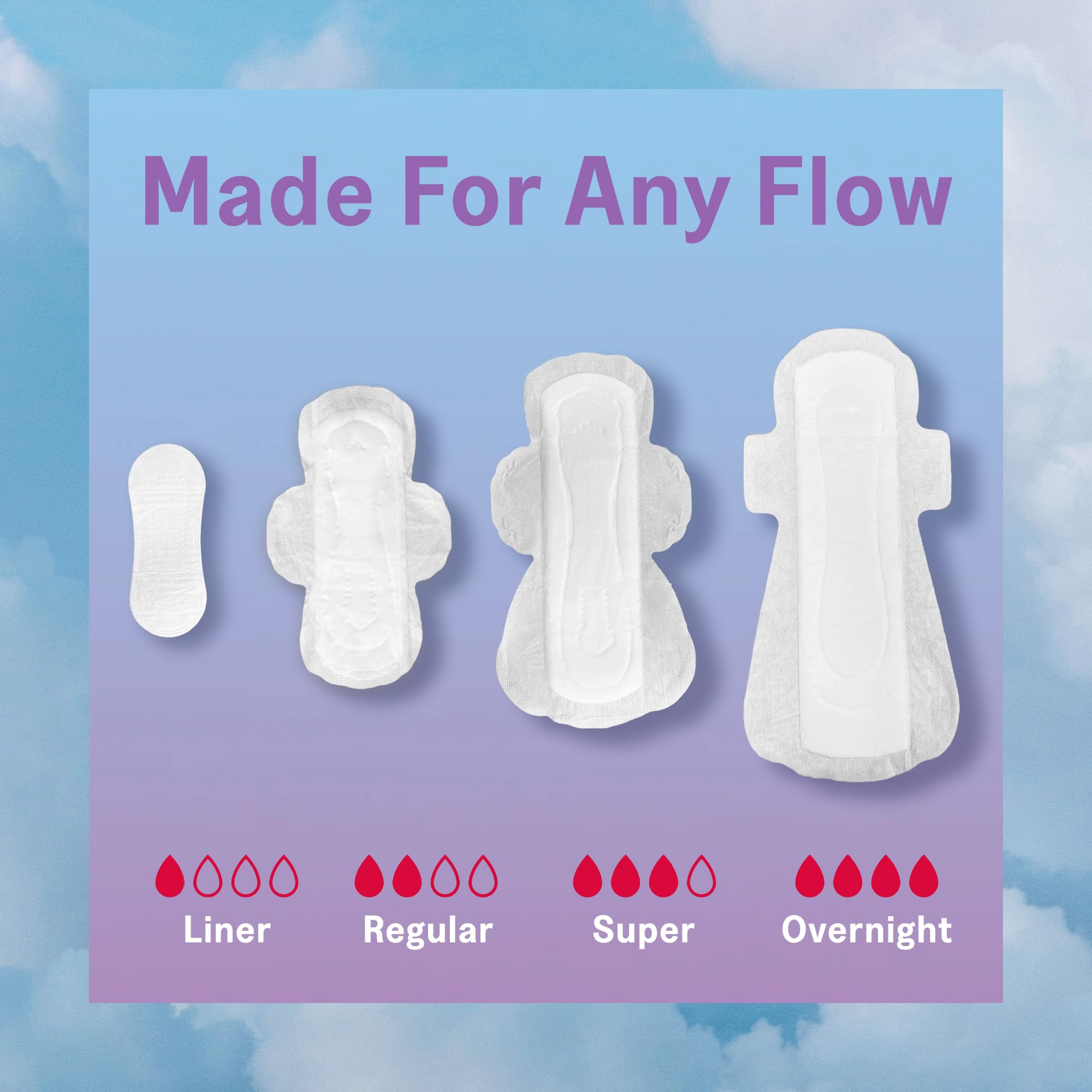 August Organic Panty Liners are ethically sourced cotton for responsible consumption.