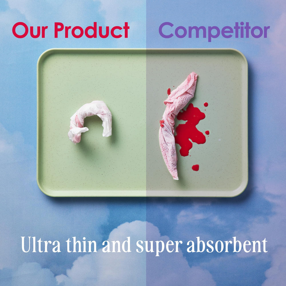 August pads showcase organic cotton topsheet for soft breathability