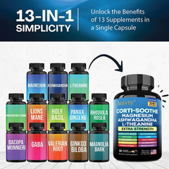 Auivty Corti-Soothe capsules 90-veg offer simple daily calm.