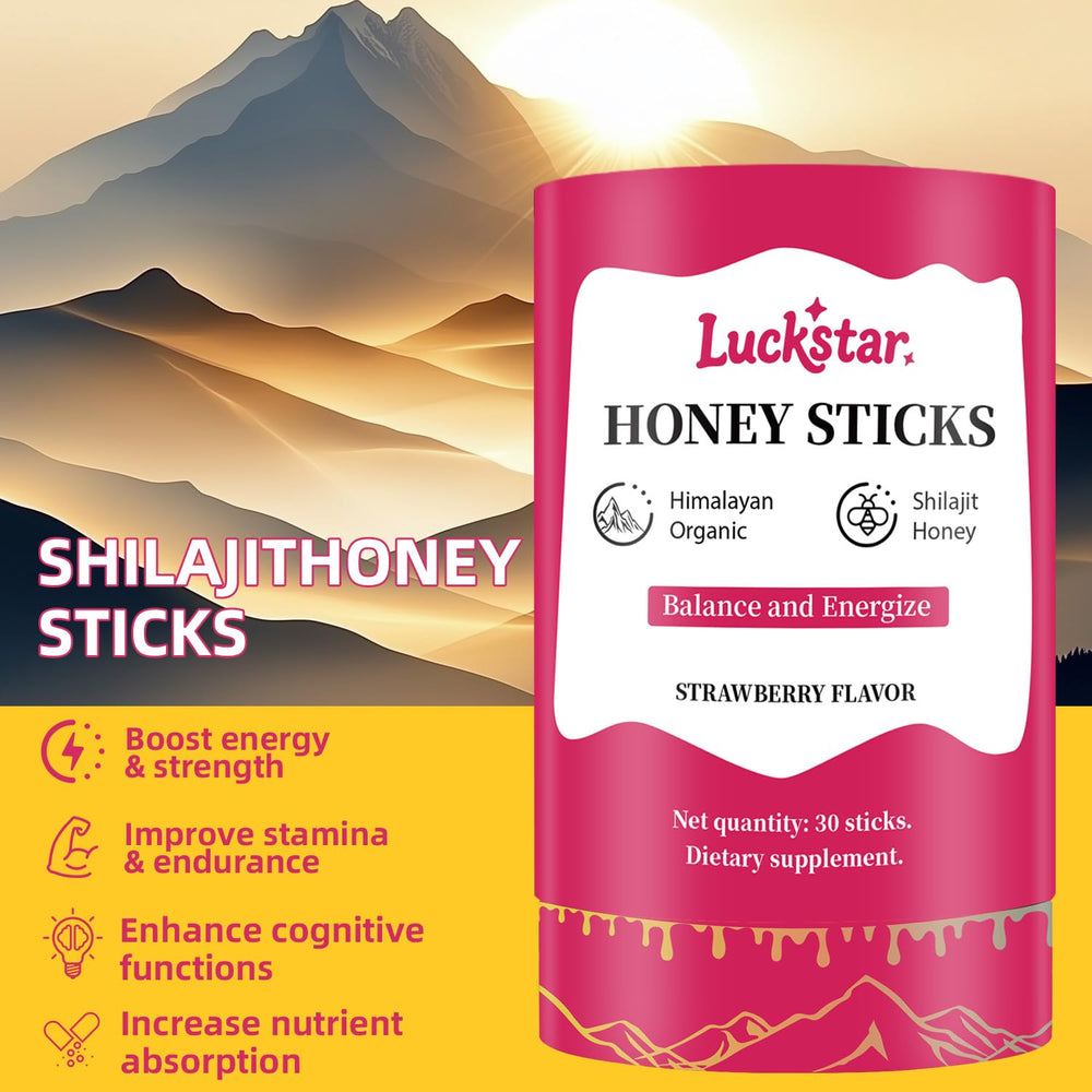 AUIXOPI Shilajit Honey Stick pure, additive-free nourishment