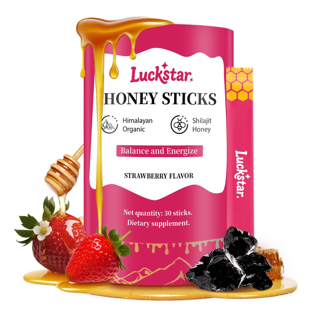 AUIXOPI Shilajit Honey Stick strawberry flavor offers a tasty energy lift