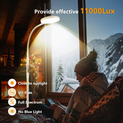 Aulaidik light therapy lamp designed for desk use to boost focus.