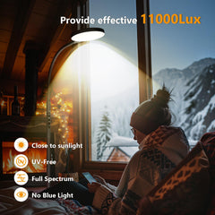 Aulaidik light therapy lamp remote control for easy setup and flexible placement in any room.