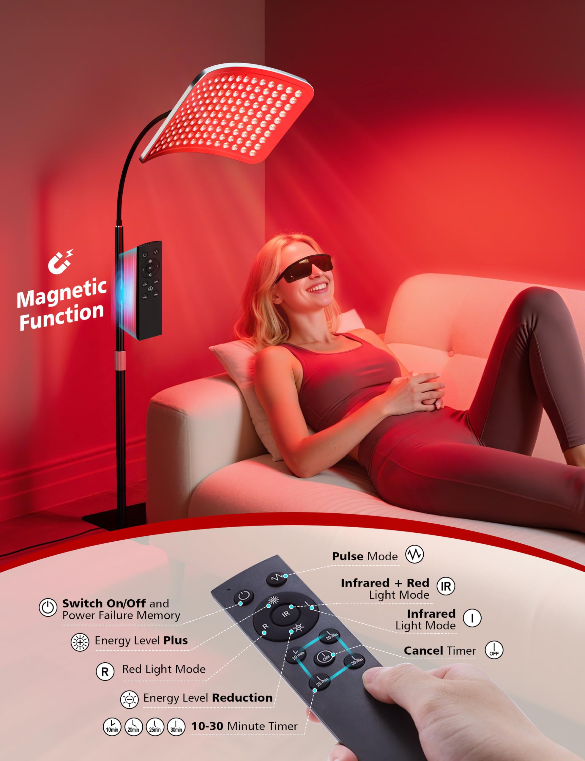 Aulanto curved design concentrates light for broader coverage