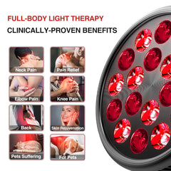 Aumtrly red light therapy lamp adjustable angle for versatile positioning