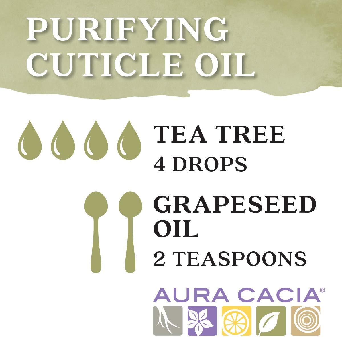Aura Cacia aceite arbol de te, caja de regalo
