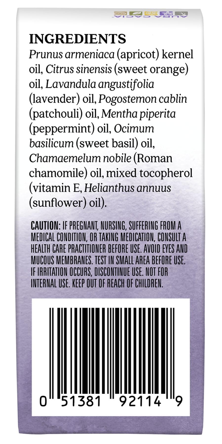 Aura Cacia Chill Pill Roll-On pulse-point application provides quick soothing fragrance.