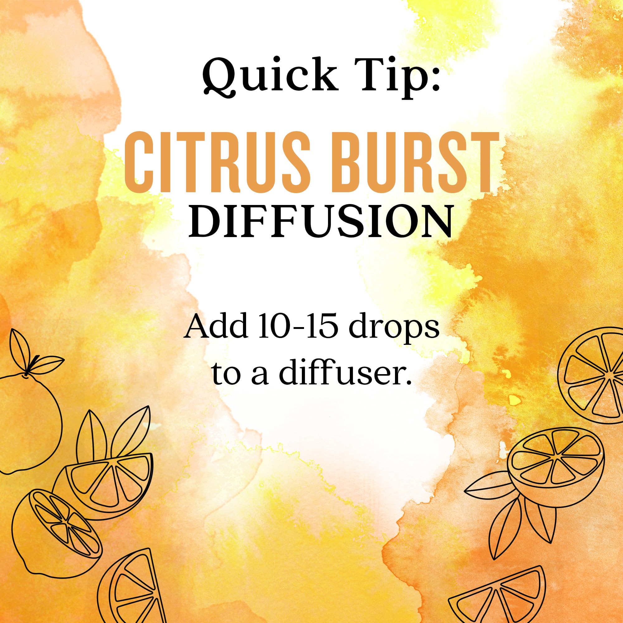Aura Cacia Citrus Burst safety/info label reminds safe storage and use guidance.