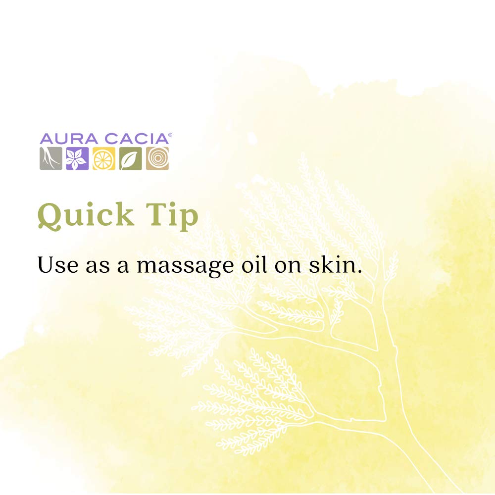 Aura Cacia frankincense oil label detail emphasizing purity and testing