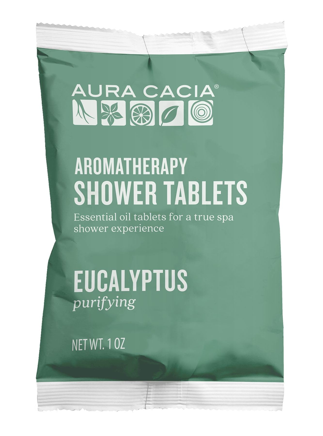 Aura Cacia Purifying Eucalyptus aroma note close-up during use